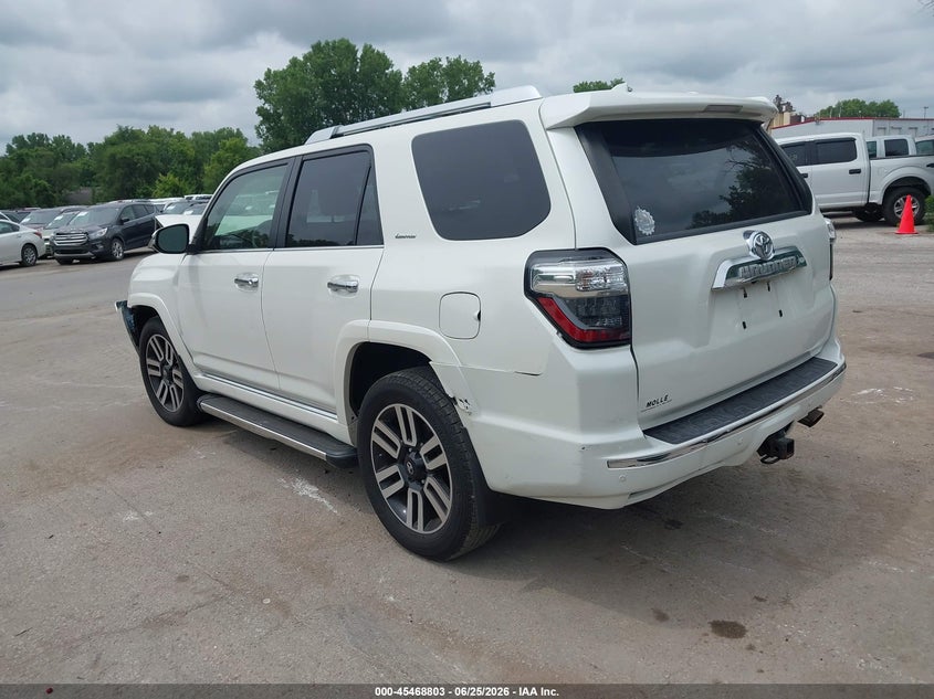 Vin: jtebu5jr2h5415953, lot: 45966940, toyota 4runner limited 20173