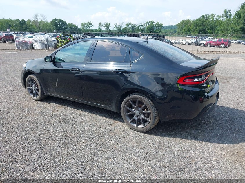 Vin: 1c3cdfaa1gd591796, lot: 45967047, dodge dart se 20163