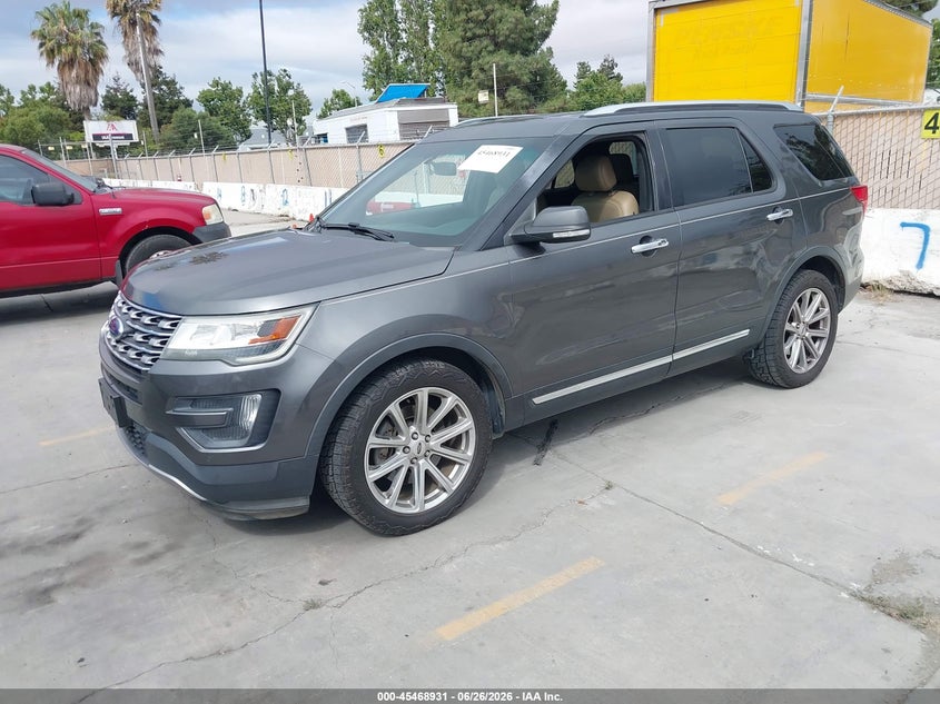 Vin: 1fm5k7f8xgga77011, lot: 45967068, ford explorer limited 20162