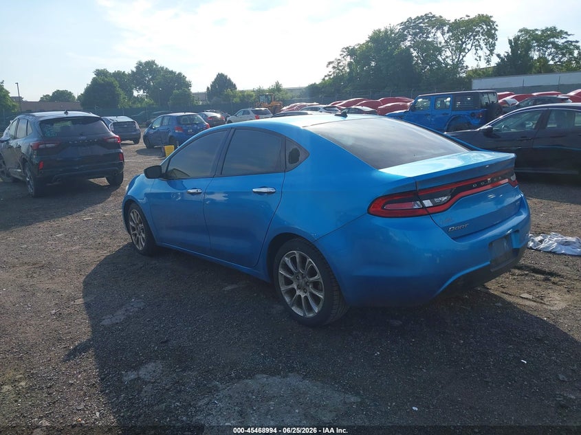 Vin: 1c3cdffa4gd818875, lot: 45967131, dodge dart sxt sport 20163