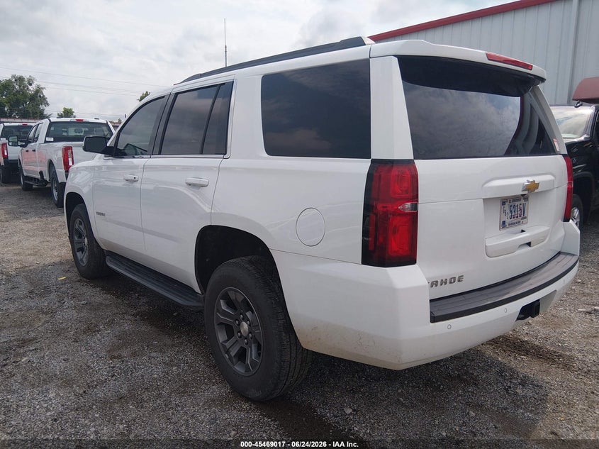 Vin: 1gnskaec6jr368411, lot: 45967154, chevrolet tahoe ls 20183