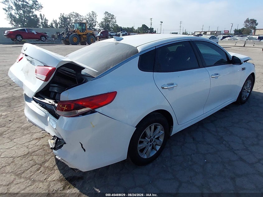Vin: knagt4l31g5100962, lot: 45967166, kia optima lx 20164