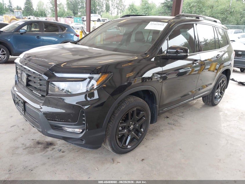 Vin: 5fnyf8h84rb015495, lot: 45967205, honda passport awd black 20242