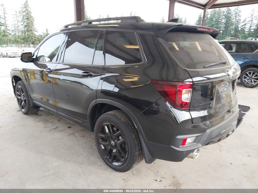 Vin: 5fnyf8h84rb015495, lot: 45967205, honda passport awd black 20243