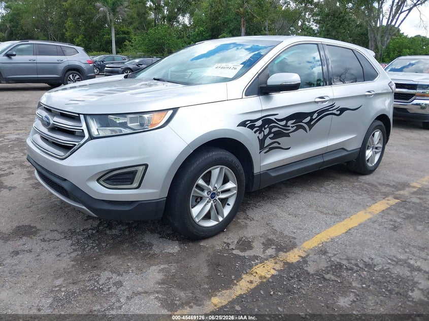 Vin: 2fmpk4j93gbb86666, lot: 45967262, ford edge sel 20162