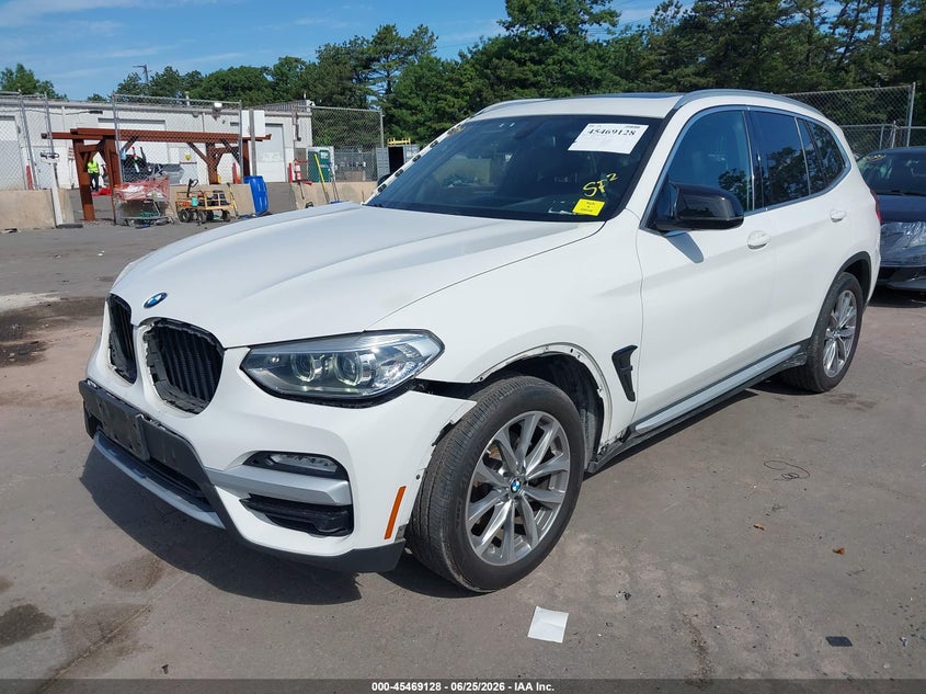 Vin: 5uxtr9c57jld72662, lot: 45967266, bmw x3 xdrive30i 20182