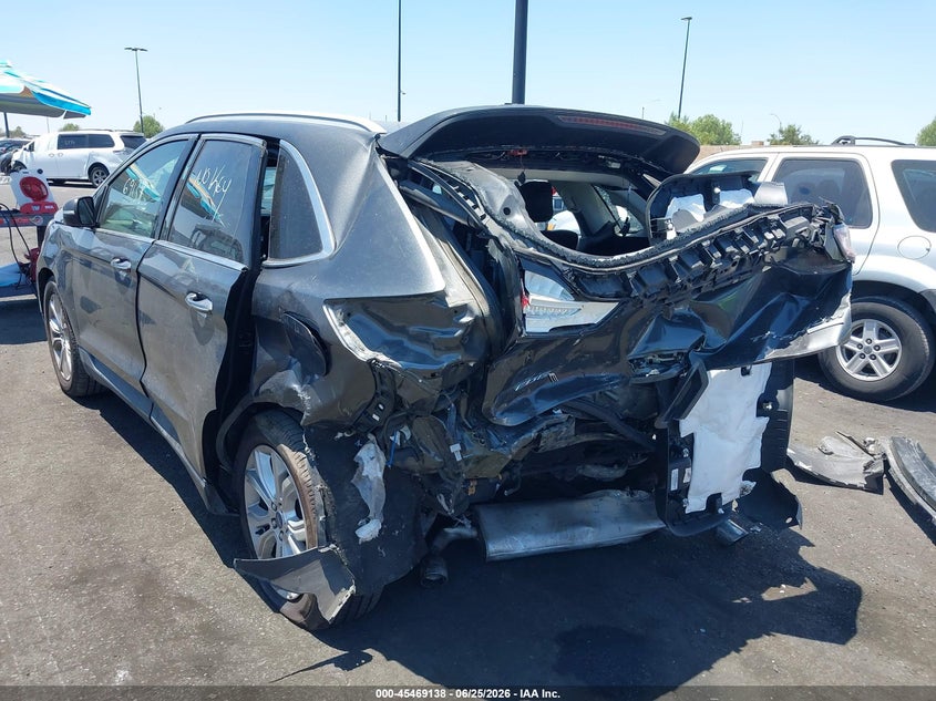 Vin: 2fmpk3k97lba96939, lot: 45967275, ford edge titanium 20203