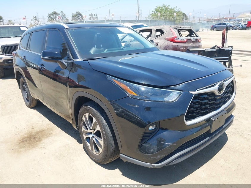 Vin: 5tdkdrahxrs534414, lot: 45967322, toyota highlander xle 2024 img_1