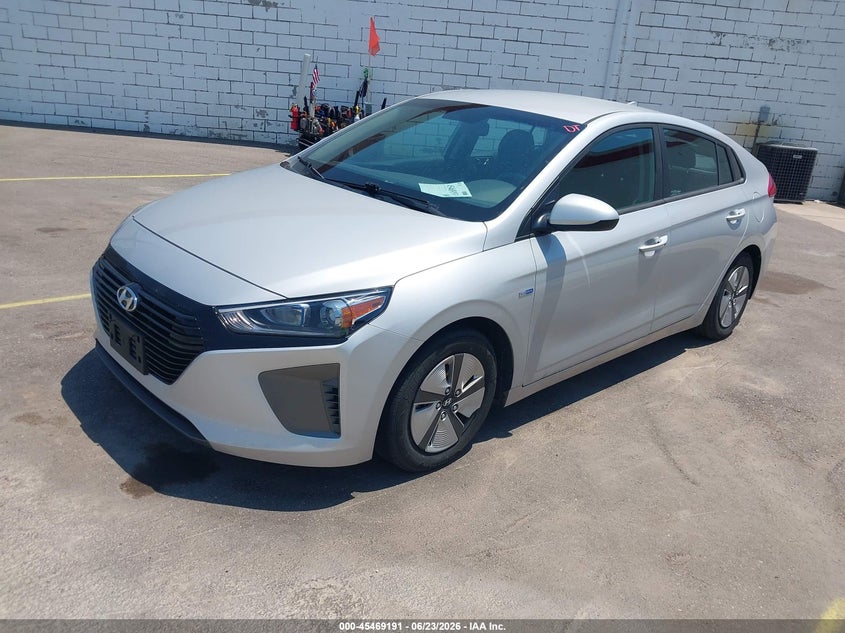 Vin: kmhc65lc4ju099734, lot: 45967328, hyundai ioniq hybrid blue 20182