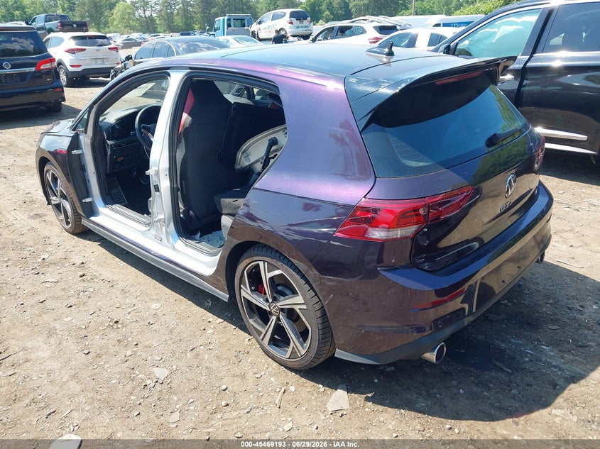 Vin: wvwra7cd7rw158440, lot: 45967330, volkswagen golf gti 2.0t se 20243