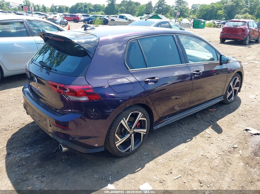 Vin: wvwra7cd7rw158440, lot: 45967330, volkswagen golf gti 2.0t se 20244
