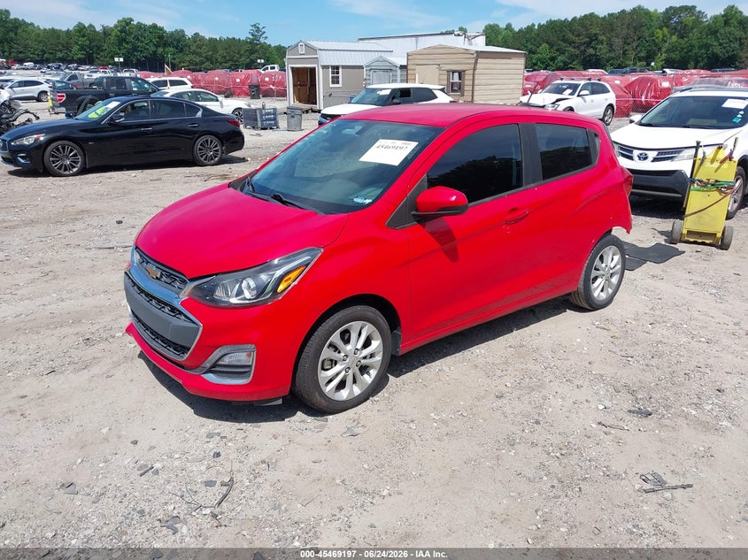 2020 Chevrolet Spark, Rear, IAAI, VIN KL8CD6SA4LC460333 — photo 2