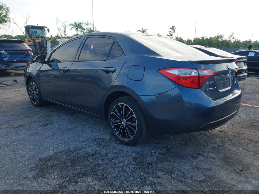2015 TOYOTA COROLLA SEDAN 1.8L I-4 DOHC, VVT, 132HP