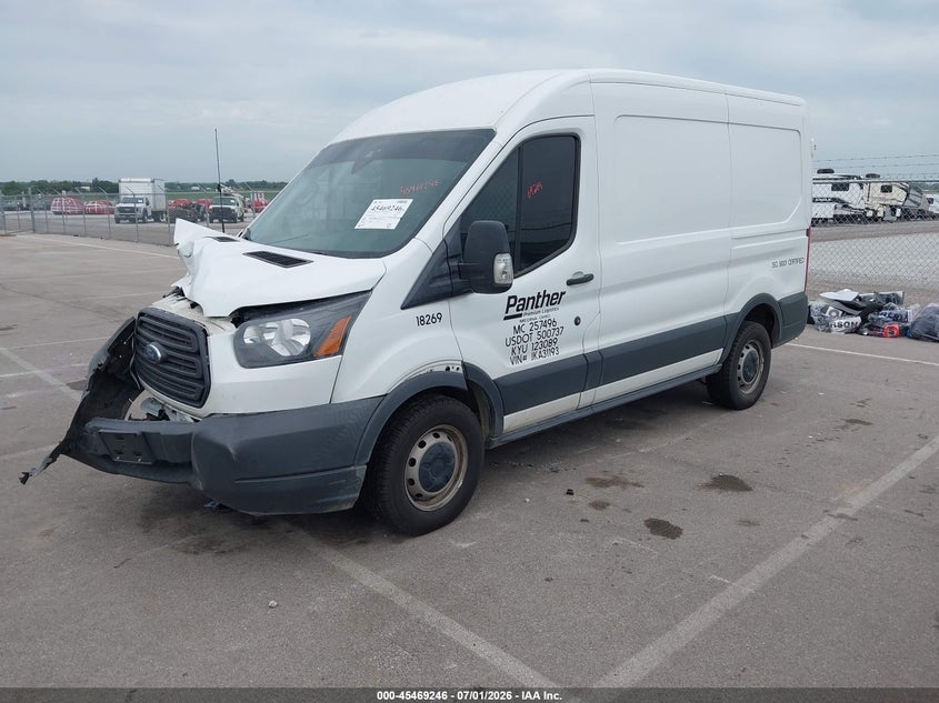 Vin: 1ftyr1cg7jka31193, lot: 45967383, ford transit-250 20182