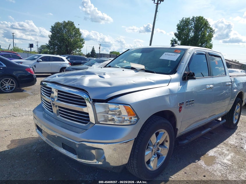 Vin: 3c6rr7lt7gg344157, lot: 45967394, ram 1500 big horn 20162
