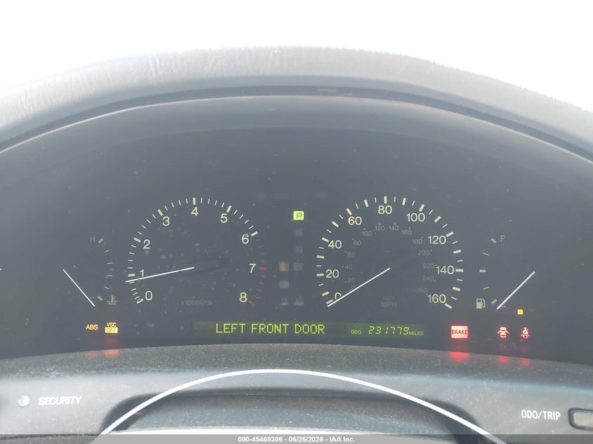 1999 Lexus Ls 400 VIN: JT8BH28FXX0159297 Lot: 45469306