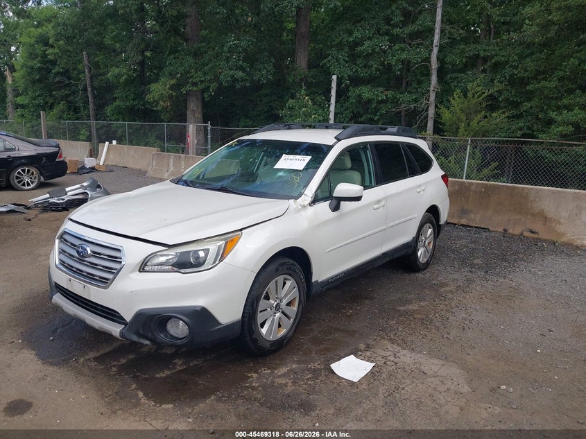 Vin: 4s4bsacc3f3212019, lot: 45967455, subaru outback 2.5i premium 20152
