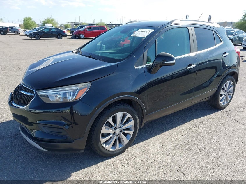 Vin: kl4cjasb5jb587441, lot: 45967458, buick encore preferred 20182