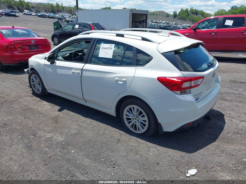 Vin: 4s3gtad62j3716974, lot: 45967466, subaru impreza 2.0i premium 20183
