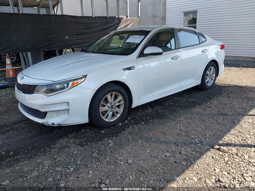 Vin: 5xxgt4l36hg160784, lot: 45967469, kia optima lx 20172