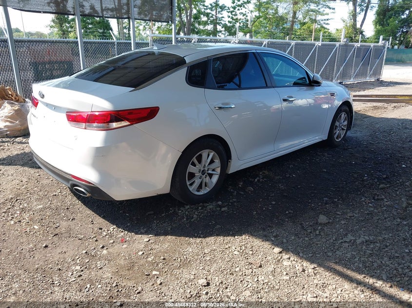 Vin: 5xxgt4l36hg160784, lot: 45967469, kia optima lx 20174
