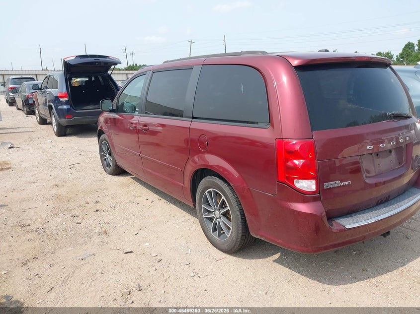 Vin: 2c4rdgeg7hr746537, lot: 45967496, dodge grand caravan gt 20173