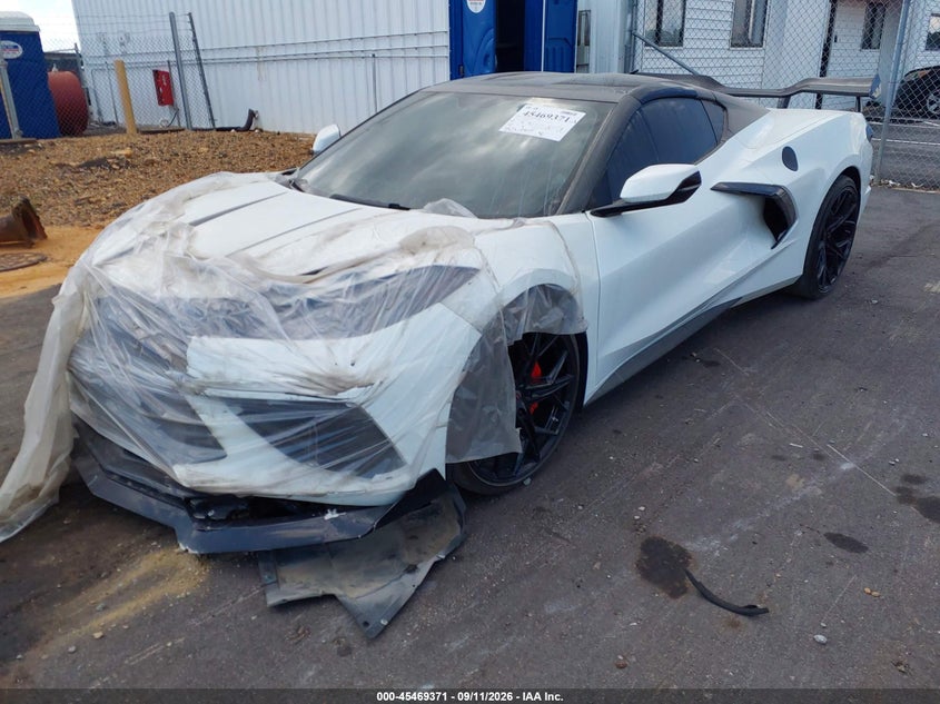 Vin: 1g1yb2d43n5101106, lot: 45967509, chevrolet corvette stingray rwd  2lt 20222