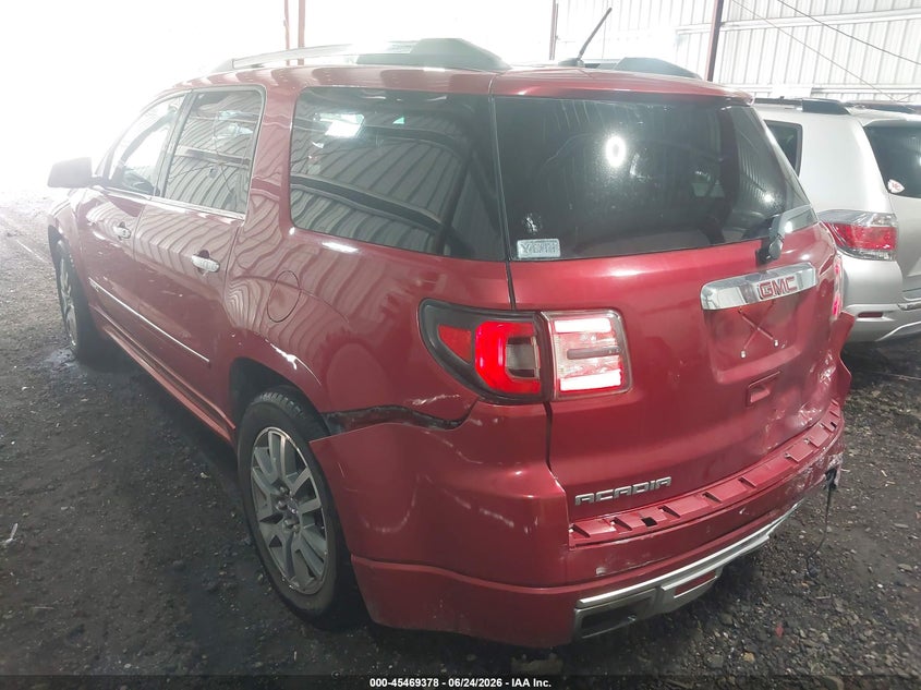 Vin: 1gkkrtkd3ej244179, lot: 45967515, gmc acadia denali 20143