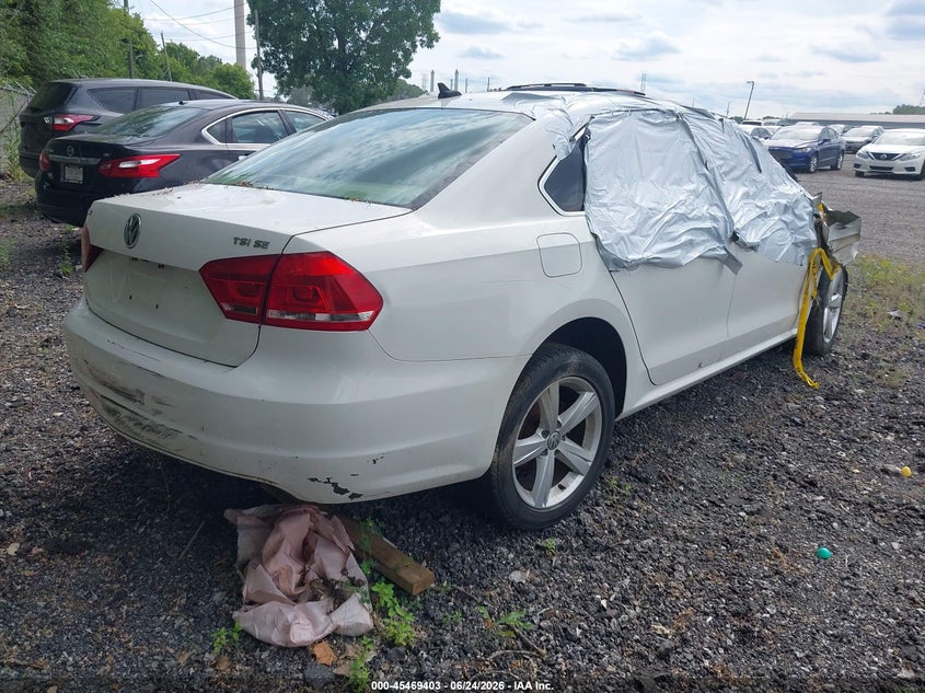 2015 VOLKSWAGEN PASSAT SEDAN 1.8L I-4 DI, DOHC, VVT, TURBO, 170HP