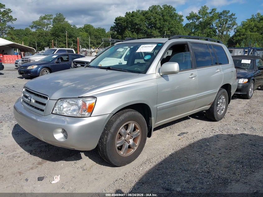 2005 Toyota Highlander, Обычный износ, IAAI, VIN JTEGP21A050075135 — фото 2