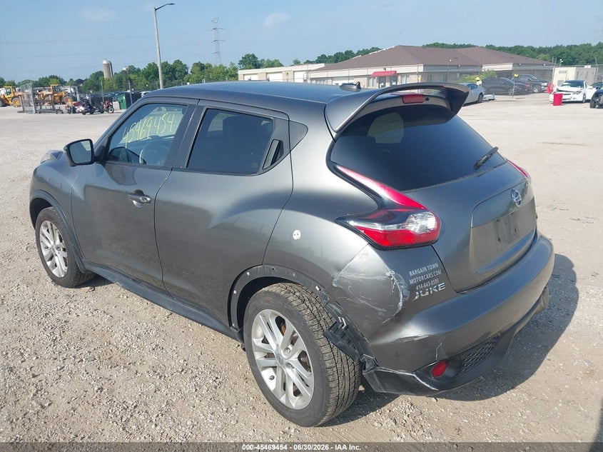 Vin: jn8af5mvxft550338, lot: 45967591, nissan juke sl 20153