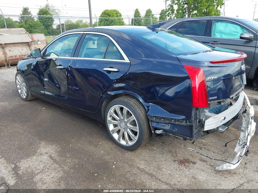 Vin: 1g6ah5rx4h0165445, lot: 45967622, cadillac ats luxury 20173