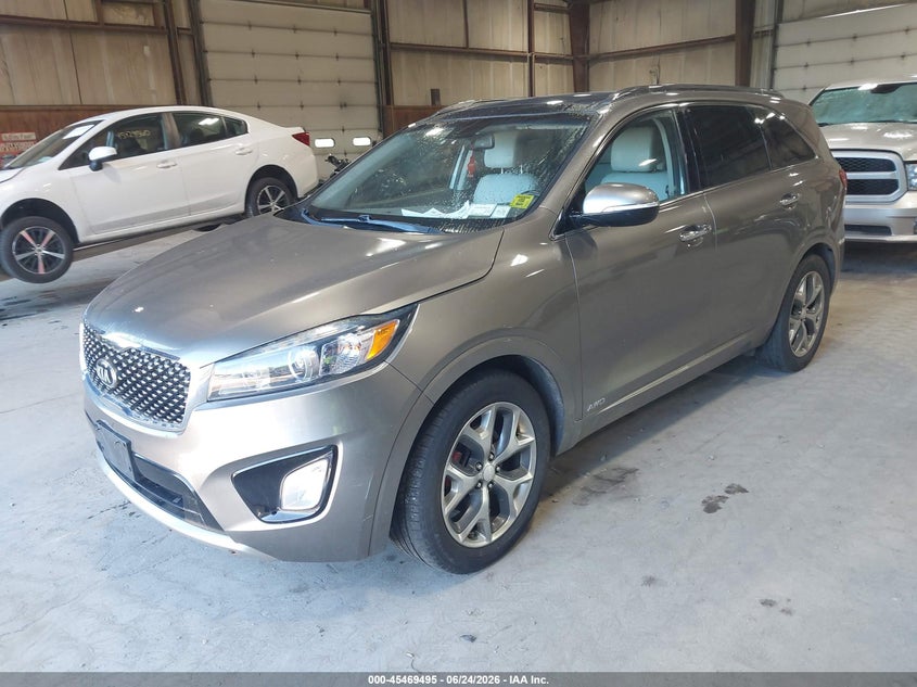 Vin: 5xypkda56hg321508, lot: 45967632, kia sorento 3.3l sx 20172