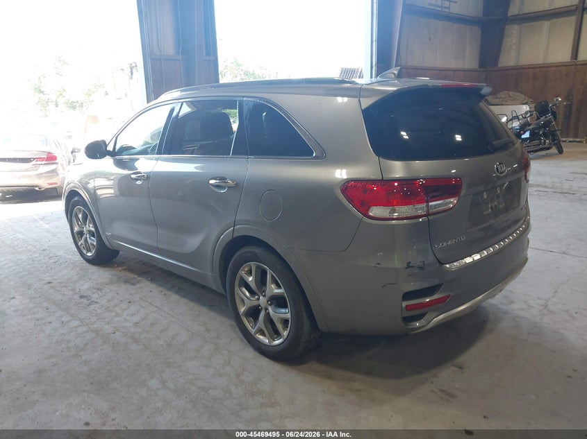 Vin: 5xypkda56hg321508, lot: 45967632, kia sorento 3.3l sx 20173