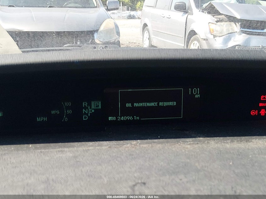2011 TOYOTA PRIUS HATCHBACK 1.8L I-4 DOHC, VVT, 98HP