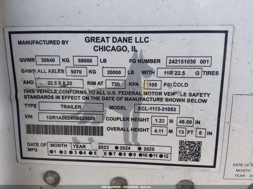 2024 OTHER GREAT DANE TRAILERS UNKNOWN VAN N/A