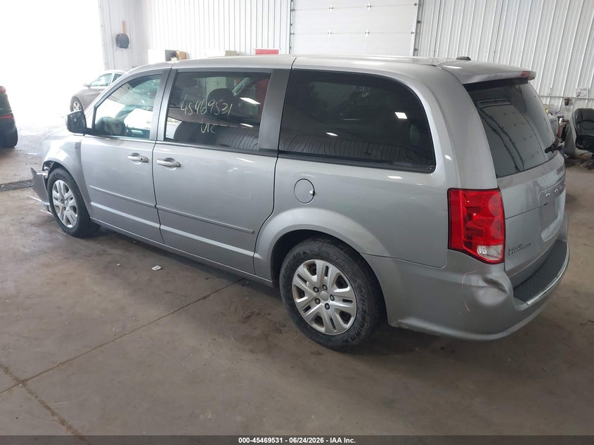 Vin: 2c4rdgbg4hr780407, lot: 45967668, dodge grand caravan se 20173