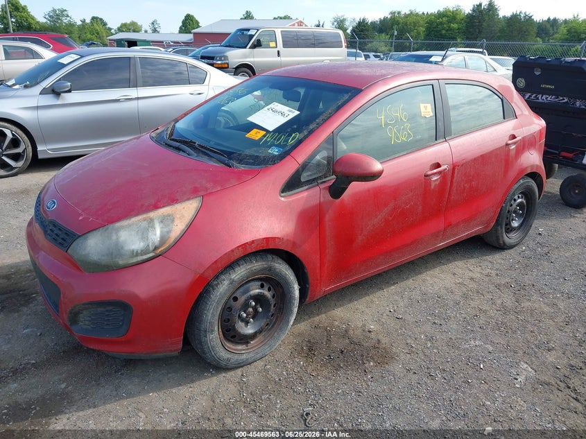 2013 Kia Rio Lx KNADM5A36D6107890 photo 1
