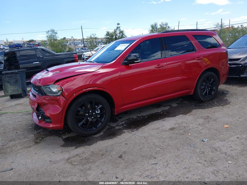 Vin: 1c4sdjct7jc372363, lot: 45967724, dodge durango r/t awd 20182