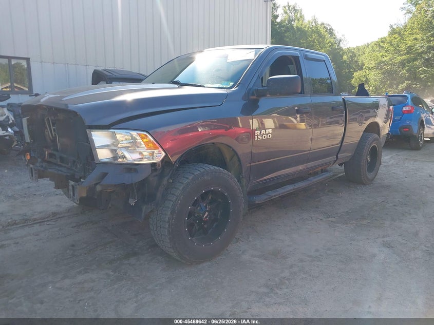 Vin: 1c6rr7fgxjs265290, lot: 45967779, ram 1500 express  4x4 6'4 box 20182