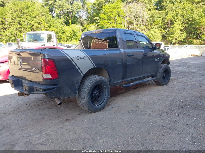 Vin: 1c6rr7fgxjs265290, lot: 45967779, ram 1500 express  4x4 6'4 box 20184