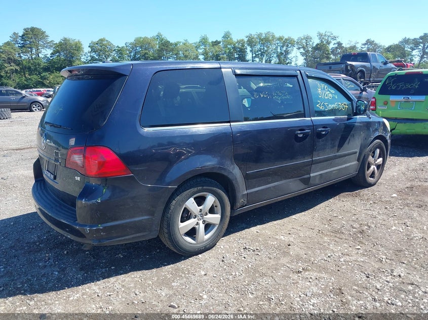 Vin: 2v4rw3d17ar295153, lot: 45967826, volkswagen routan se 20104