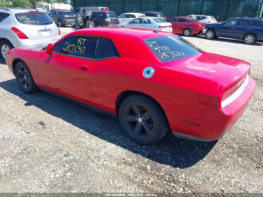 Vin: 2c3cdyagxdh566460, lot: 45967833, dodge challenger sxt 20133