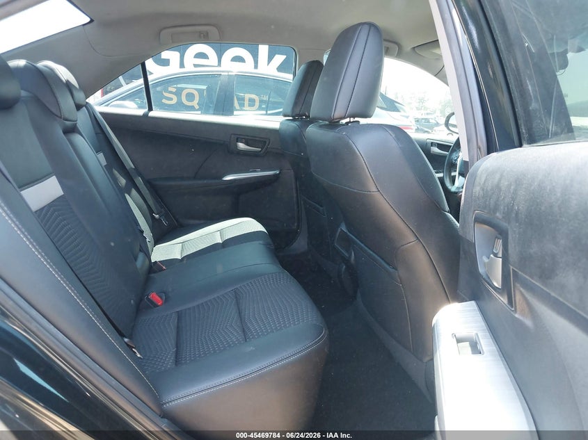2012 TOYOTA CAMRY SEDAN 2.5L I4 FI DOHC 16V NF4