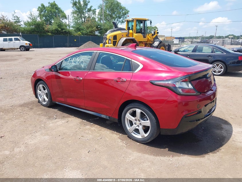 Vin: 1g1ra6s54ju157274, lot: 45967952, chevrolet volt lt 20183