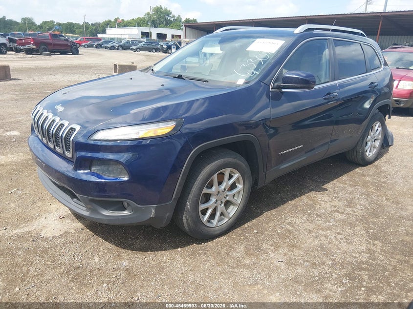 2015 Jeep Cherokee, Rear, IAAI, VIN 1C4PJMCS6FW633074 — photo 2