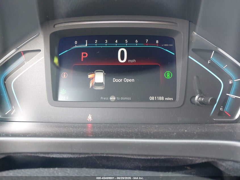 2022 HONDA ODYSSEY auction photo 7
