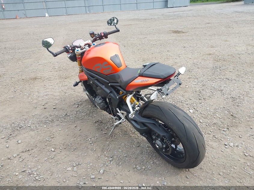 2023 TRIUMPH MOTORCYCLE SPEED TRIPLE auction photo 3