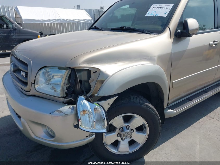 2003 Toyota Sequoia Sr5 V8 VIN: 5TDZT34A53S156667 Lot: 45469993