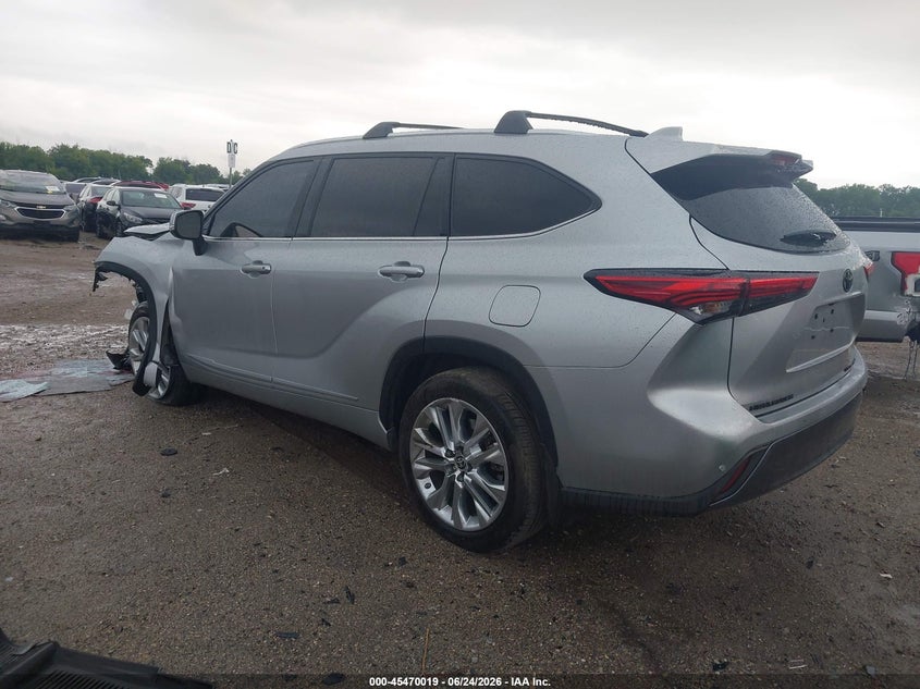 Vin: 5tddzrbh3ns214838, lot: 45968156, toyota highlander limited 20223